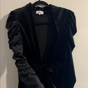 Lioness Black Velvet Dress